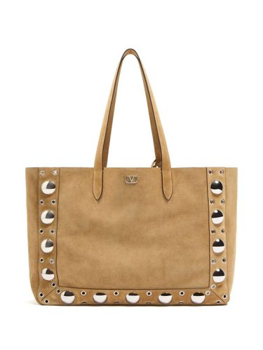 Nellcote Large Suede Leather Tote - Valentino Garavani - Modalova