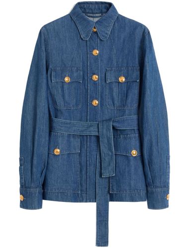 Valentino Denim Cotton Jacket - Valentino - Modalova