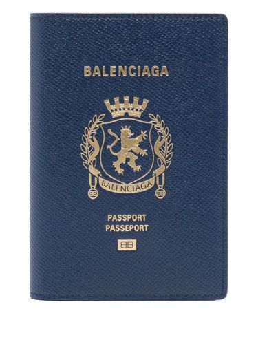 Balenciaga Leather Passport Case - Balenciaga - Modalova