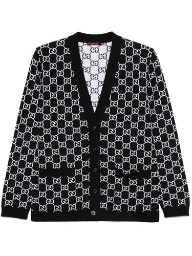 Gucci Gg Supreme Wool Cardigan - Gucci - Modalova