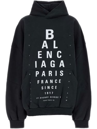 Balenciaga Optical Cotton Hoodie - Balenciaga - Modalova