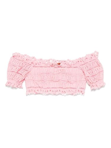 Ermanno Scervino Lace Cotton Top - Ermanno Scervino - Modalova