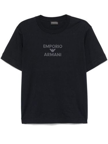 Emporio Armani Logo Cotton T-Shirt - Emporio Armani - Modalova