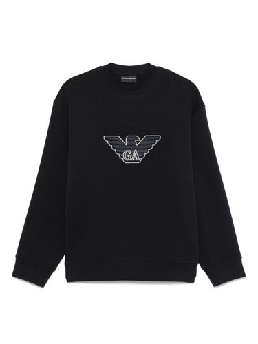 Logo Cotton Sweatshirt - Emporio Armani - Modalova