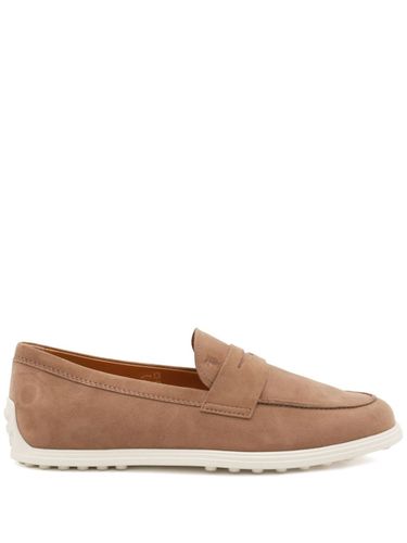 Tod's Suede Leather Loafers - Tod's - Modalova