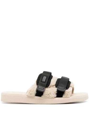 SUICOKE Nylon And Eco Fur Slides - SUICOKE - Modalova