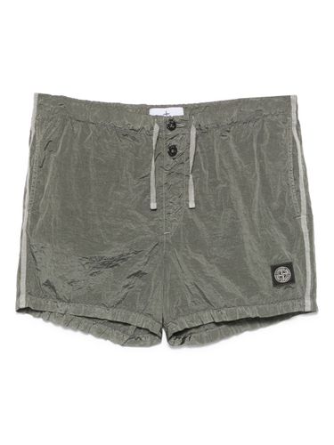 Stone Island Logo Nylon Swim Shorts - Stone Island - Modalova