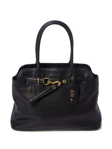 Aventure Medium Leather Handbag - Miu Miu - Modalova