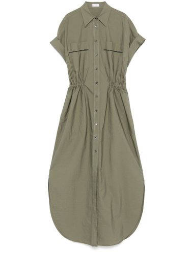 Cotton Techno Chemisier Dress - Brunello Cucinelli - Modalova