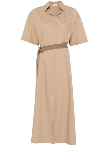 Cotton Belted Dress - Brunello Cucinelli - Modalova