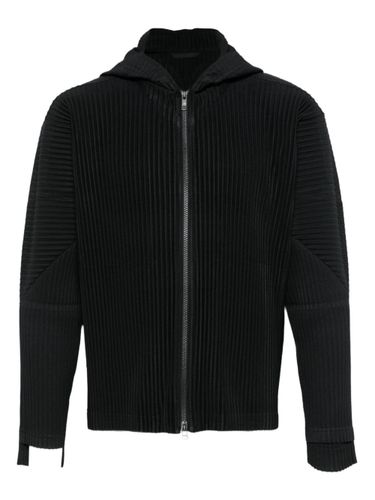 Pleated Zipped Hoodie - HOMME PLISSE' ISSEY MIYAKE - Modalova