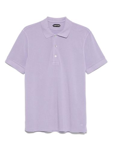 Tom Ford Lyocell Piquet Polo Shirt - Tom Ford - Modalova