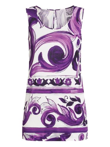 Maiolica Print Tank Top - Dolce & Gabbana - Modalova