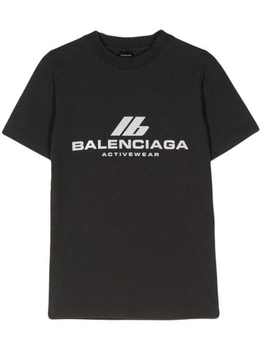 Balenciaga Logo Cotton T-Shirt - Balenciaga - Modalova