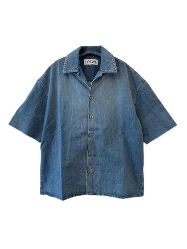 Loewe Anagram Denim Cotton Shirt - Loewe - Modalova