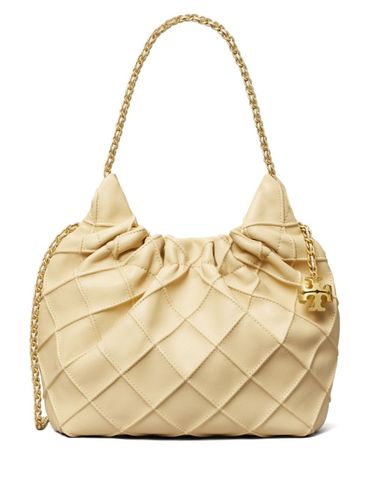 Fleming Mini Leather Hobo Bag - Tory Burch - Modalova