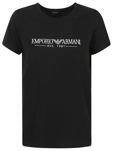 Emporio Armani Logo Cotton T-Shirt - Emporio Armani - Modalova