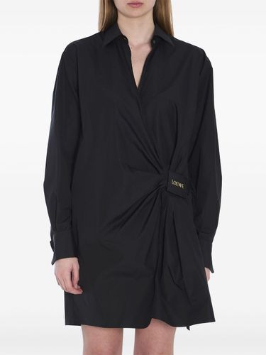 Silk And Cotton Blend Shirt Dress - Loewe - Modalova