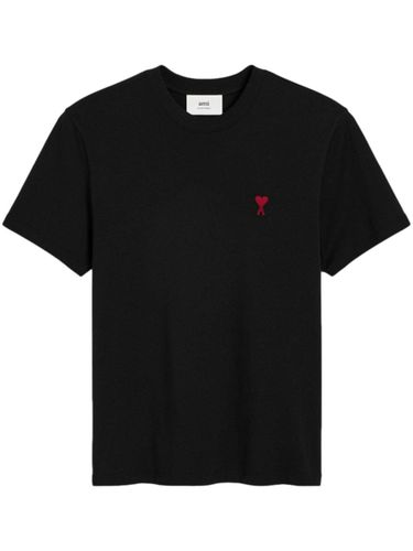 Ami Paris Logo Cotton T-Shirt - Ami Paris - Modalova