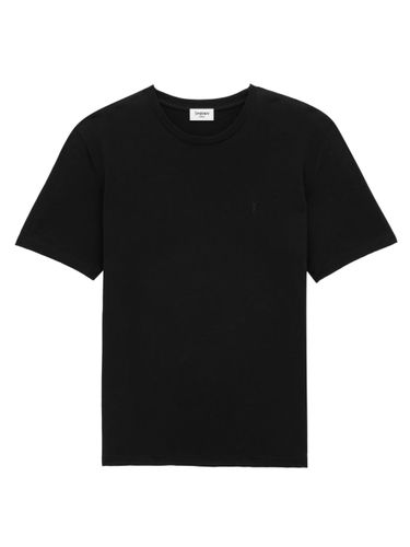 Saint Laurent Cotton T-Shirt - Saint Laurent - Modalova