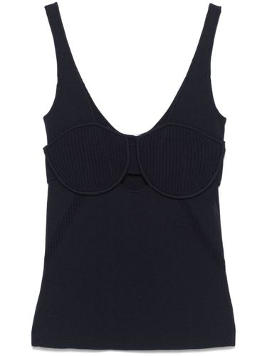 Patrizia Pepe Ribbed Top - Patrizia Pepe - Modalova