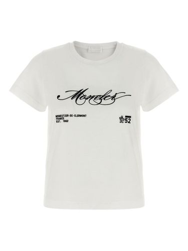 Moncler Logo Cotton T-Shirt - Moncler - Modalova