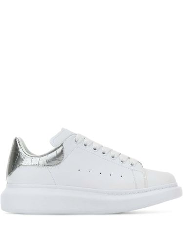 Oversize Leather Sneakers - Alexander McQueen - Modalova