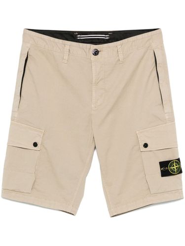 Bermuda Shorts With Compass Application - Stone Island - Modalova