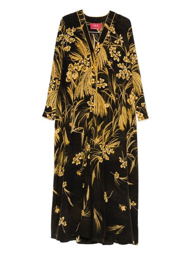 Silk Blend Printed Maxi Dress - FOR RESTLESS SLEEPERS - Modalova