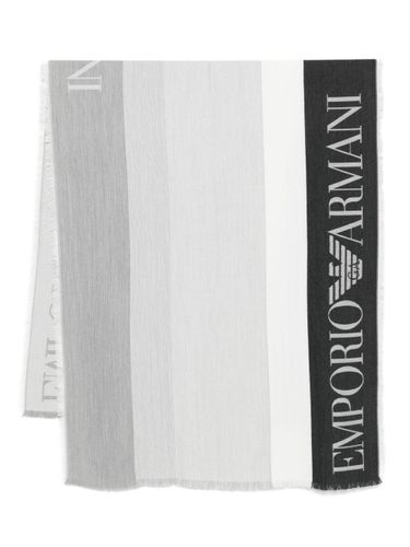 Emporio Armani Striped Stole - Emporio Armani - Modalova