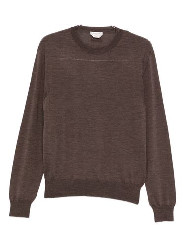 Wool And Silk Crewneck Sweater - Jacob Cohen - Modalova