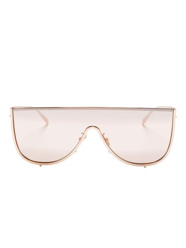 Alaïa Metal Mask Sunglasses - Alaïa - Modalova