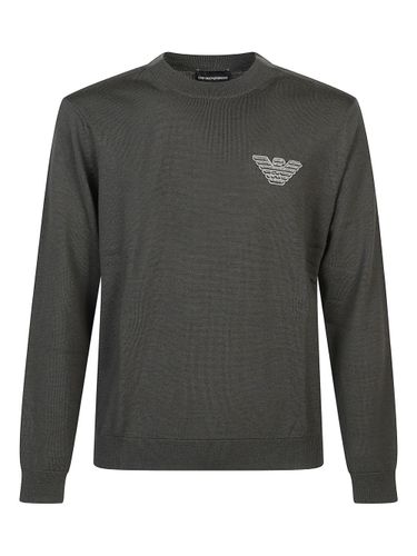 Emporio Armani Wool Crewneck Jumper - Emporio Armani - Modalova