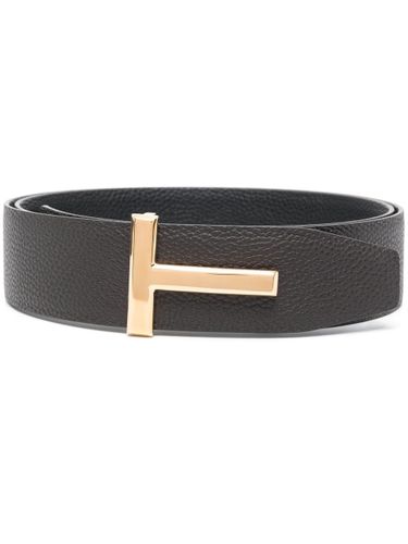 Soft Grain Leather Reversible T Belt 40 Mm - Tom Ford - Modalova