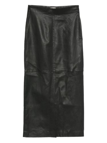 Alysi Leather Midi Skirt - Alysi - Modalova