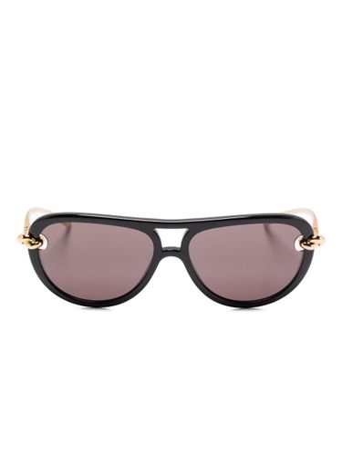 Knot Aviator Sunglasses - Bottega Veneta - Modalova
