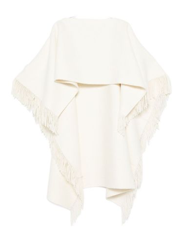 TOTEME Fringed Wool Poncho - TOTEME - Modalova