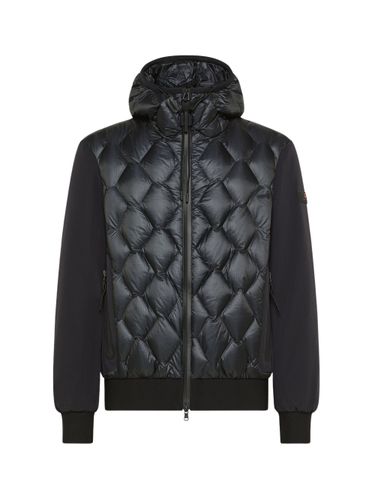 Zip-Up Jacket With Quilted Hood - Peuterey - Modalova