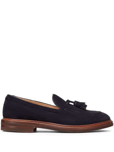 Suede Leather Loafers - Brunello Cucinelli - Modalova