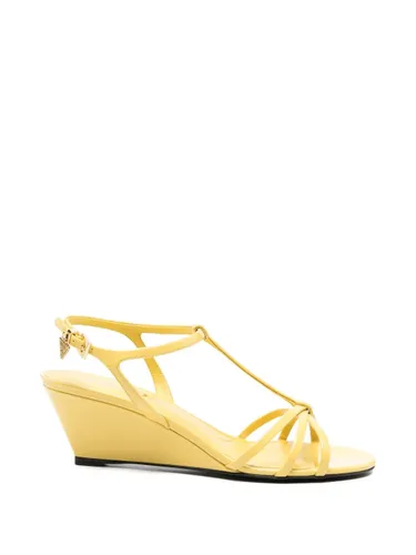 Prada Leather Heel Sandals - Prada - Modalova