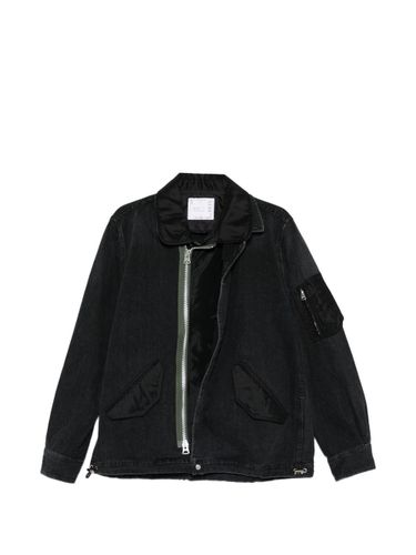 Sacai Denim And Nylon Jacket - Sacai - Modalova