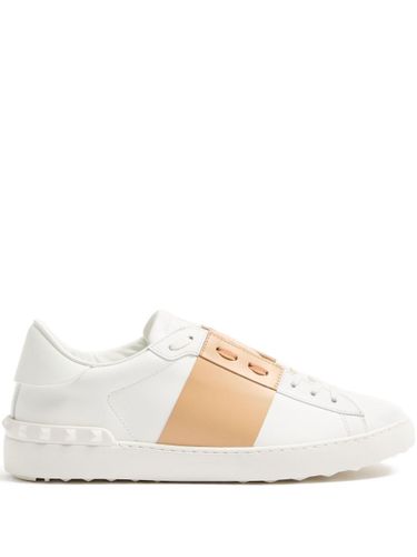 Open Leather Sneakers - Valentino Garavani - Modalova