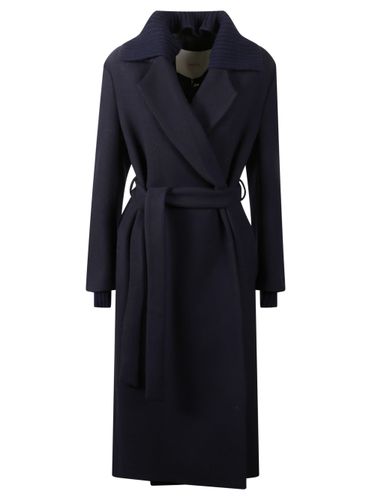 Jucca Coat With Knitted Collar - Jucca - Modalova