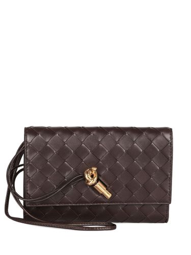 Andiamo Leather Wallet On Chain - Bottega Veneta - Modalova