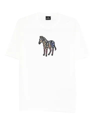 Zebra Organic Cotton T-Shirt - PS PAUL SMITH - Modalova