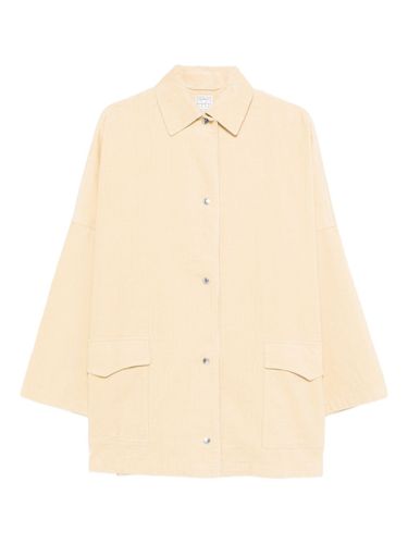TOTEME Cotton Overshirt Jacket - TOTEME - Modalova