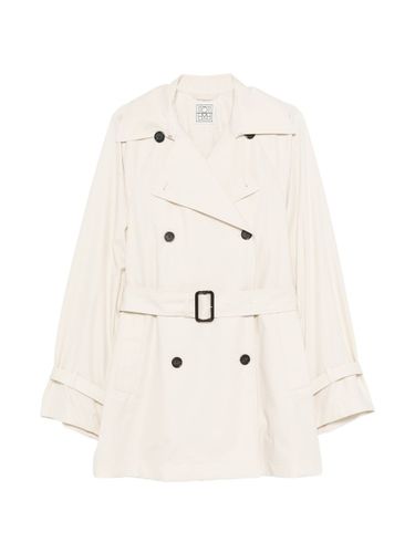 TOTEME Cotton Trench Coat - TOTEME - Modalova