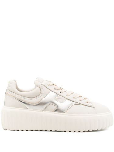 Hogan H-Stripes Leather Sneakers - Hogan - Modalova