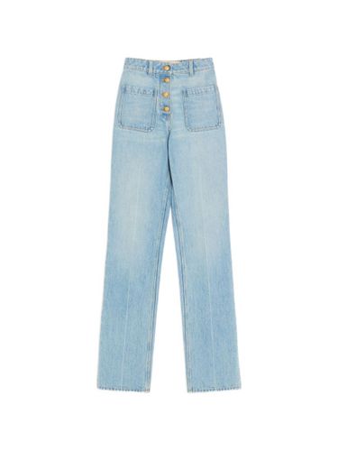 Valentino Denim Cotton Jeans - Valentino - Modalova