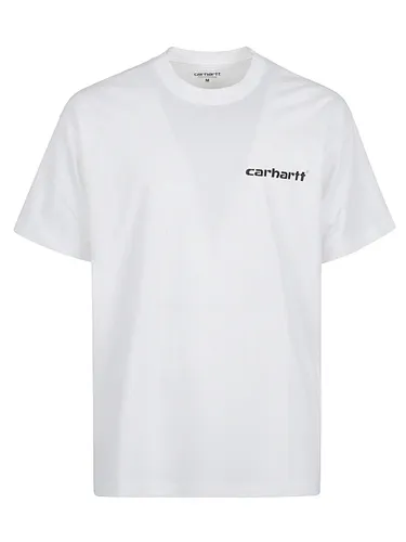 Carhartt WIP Logo Cotton T-Shirt - Carhartt WIP - Modalova